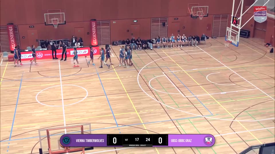 维也纳DC森林狼1女篮 vs DBBC格拉茨女篮