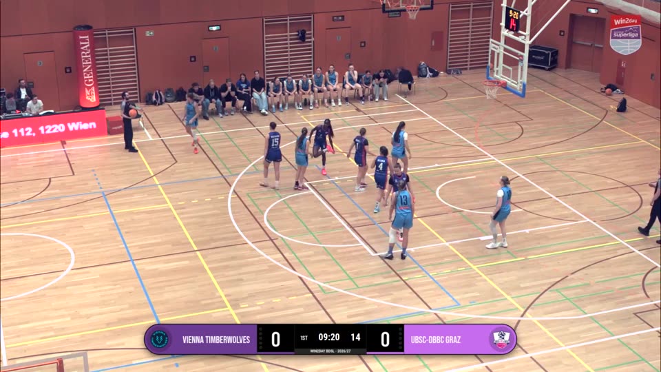 维也纳森林狼女篮 vs DBBC格拉茨女篮